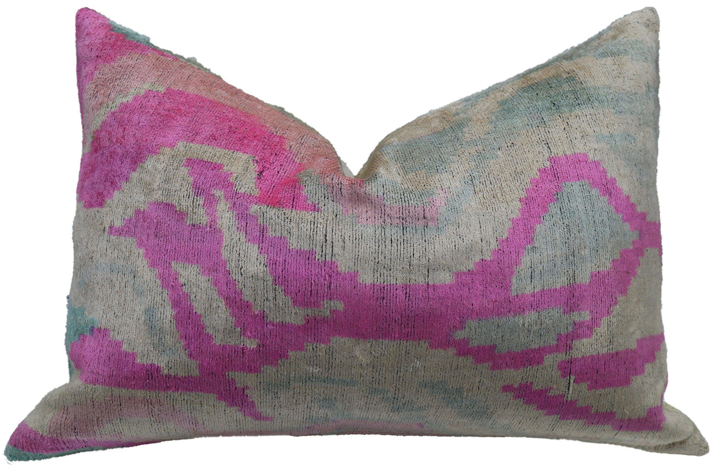 Canvello Luxury Pink Velvet Throw Pillows - 16x24