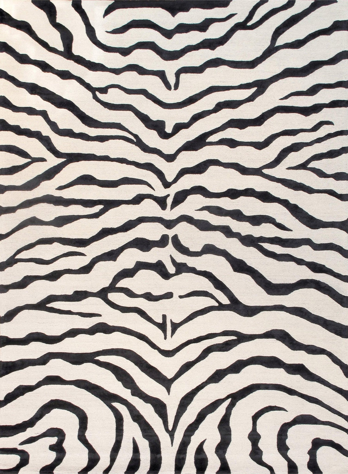 Canvello Modern Collection Hand - Tufted Silk & Wool Area Rug - 7'9" X 9'9" - Canvello