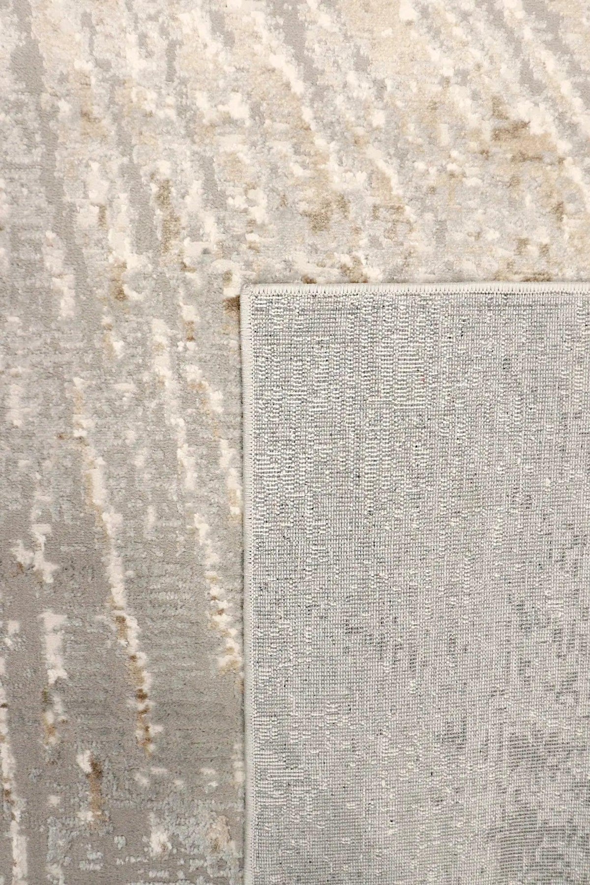 Canvello Modern Collection Power Loom White Area Rug - 9'6" X 13'6" - Canvello