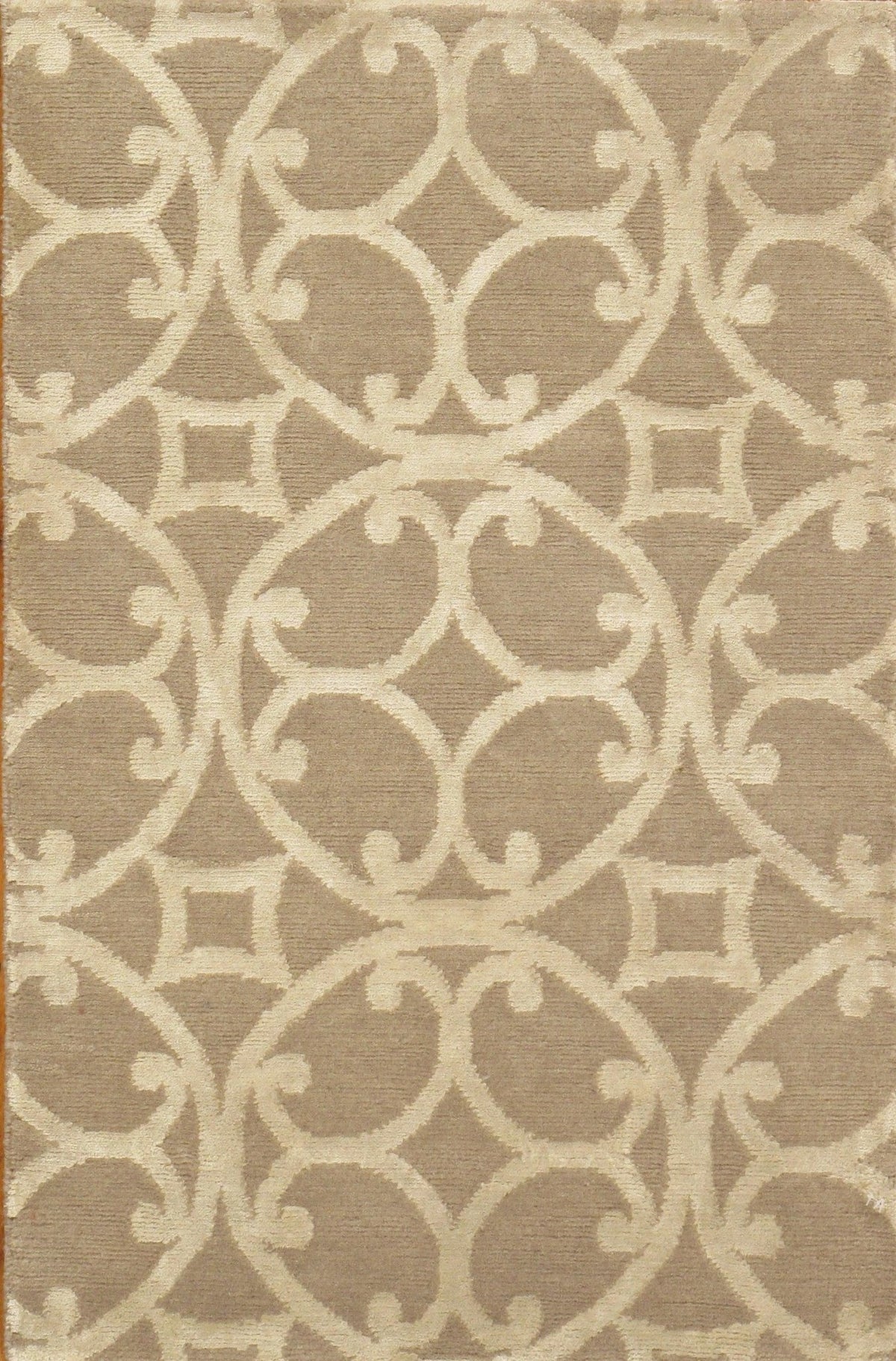 Canvello Modern Hand - Knotted Silk & Wool Area Rug - 2' X 3' - Canvello