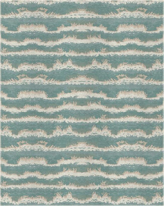 Canvello Modern Hand - Knotted Silk & Wool Area Rug - 2' X 3'3" - Canvello