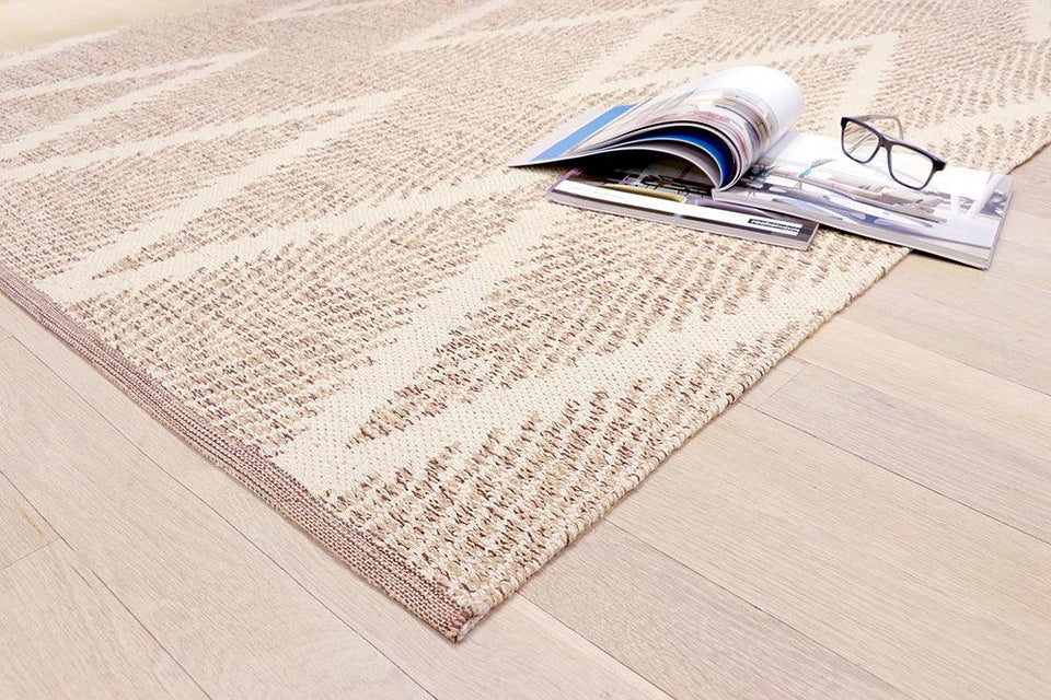 Canvello Modern Hand - Woven Cotton Area Rug - 4' X 6' - Canvello