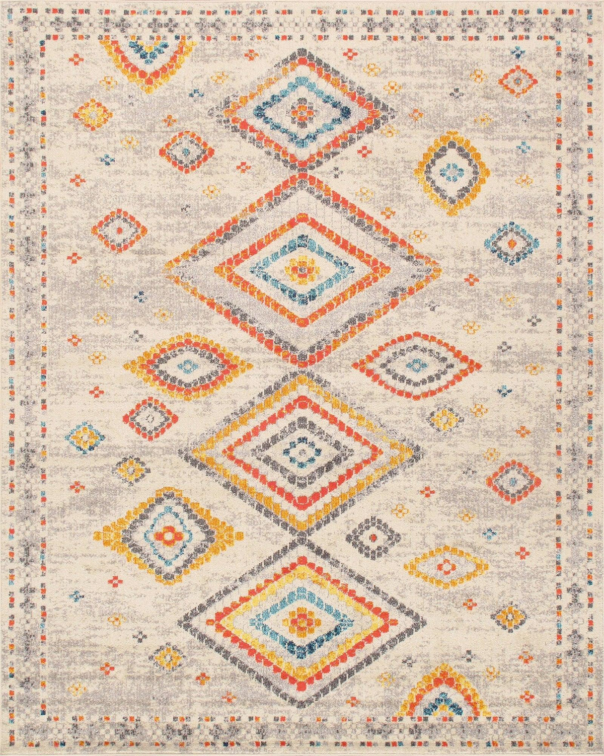 Canvello Modern Power Loom Area Rug- 2' X 3'