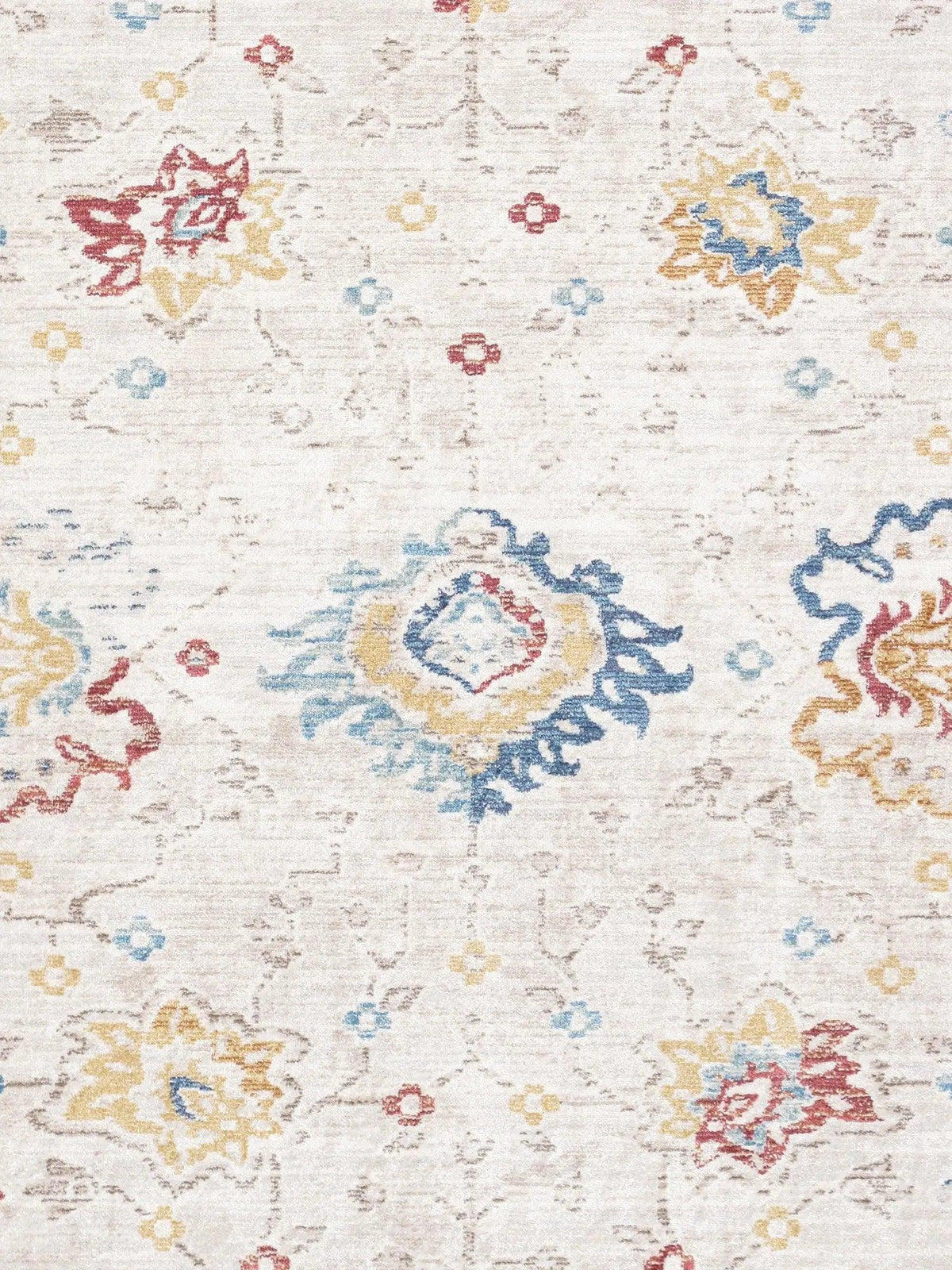 Canvello Modern Power Loom Beige & Ivory Area Rug - 10' X 14' - Canvello