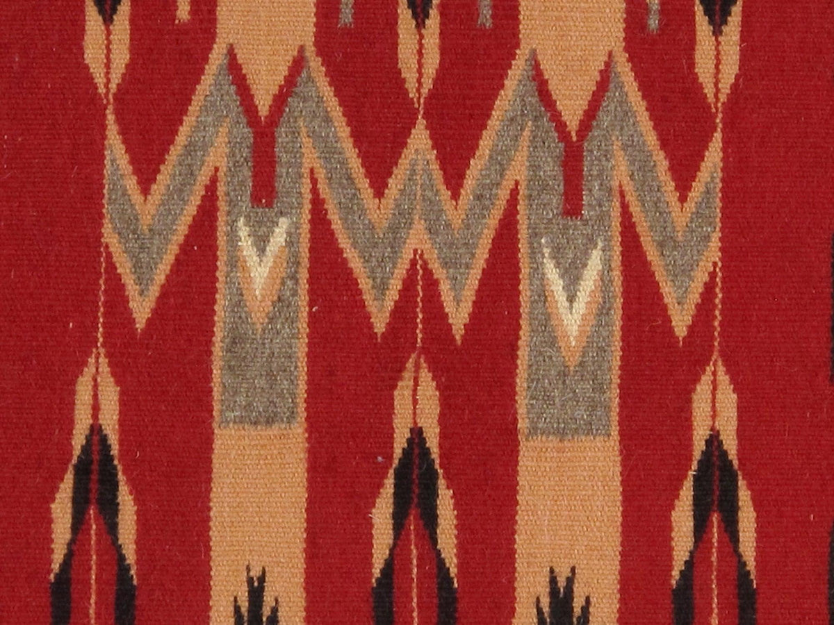 Canvello Navajo Style Hand - Knotted Lamb's Wool Multi Area Rug - 2'1" X 3'1" - Canvello