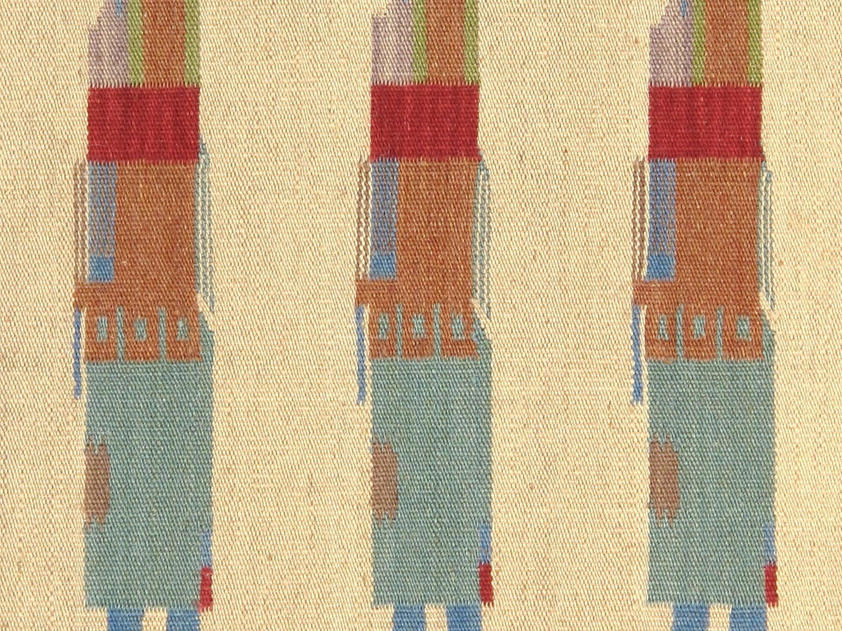 Canvello Navajo Style Hand - Woven Wool Ivory Area Rug - 2'7" X 3'11" - Canvello
