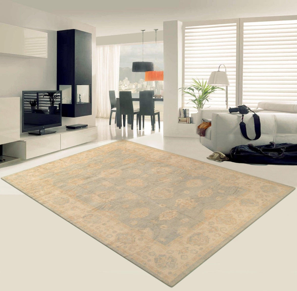 Canvello Oushak Hand - Knotted Lamb's Wool Area Rug - 10'4" X 13'11" - Canvello