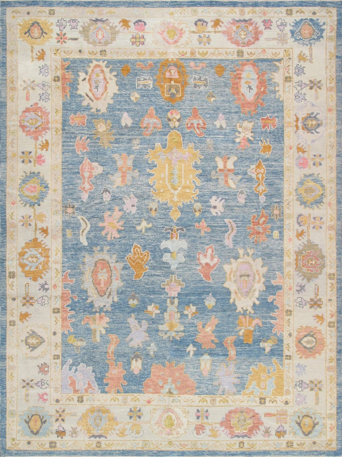 Canvello Oushak Hand - Knotted Wool Area Rug - 9'10" X 13'1" - Canvello