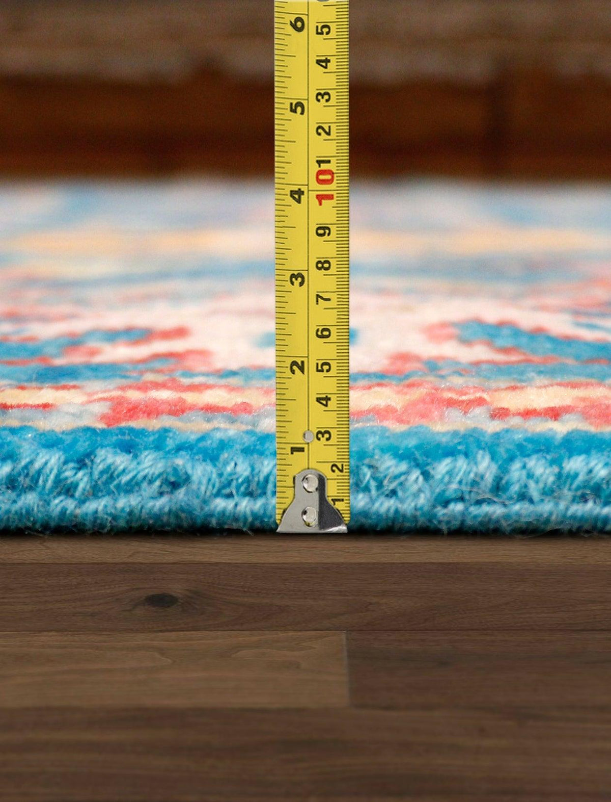 Canvello Oushak Hand - Knotted Wool Turquoise Area Rug - 6' X 6'1" - Canvello