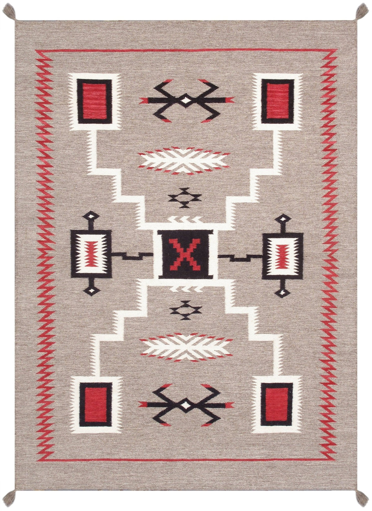 Canvello Reversible Wool Mocha Area Rug - 5'1'' X 7' - Canvello