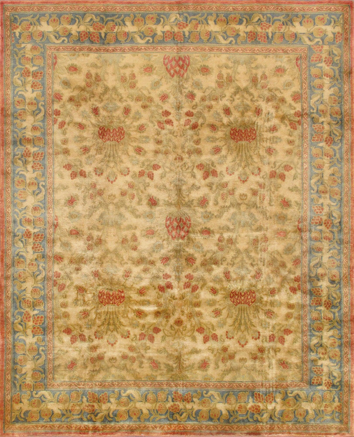 Canvello Savonnerie Hand - Knotted Wool Area Rug - 8' X 9'9" - Canvello