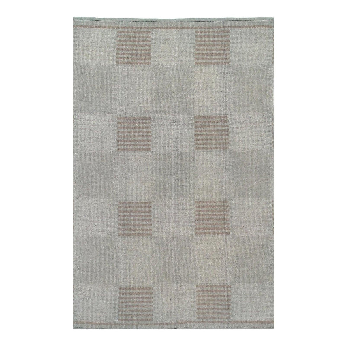 Canvello Scandinavian Design Wool Rug - 5'7" x 8'8"