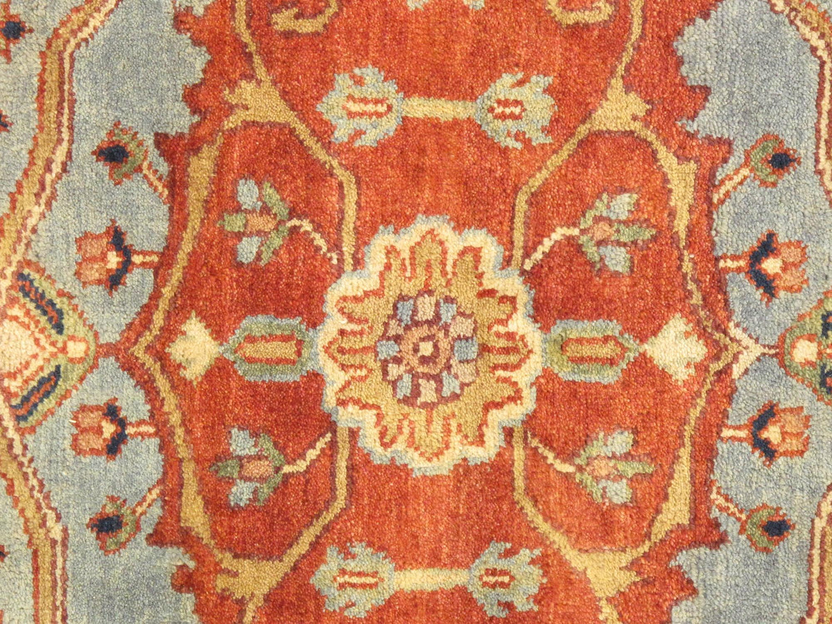 Canvello Serapi Hand - Knotted Rust Wool Area Rug - 10'1" X 13'11" - Canvello