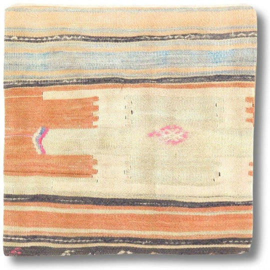 Alfombra de lana kazaka caucásica antigua del siglo XVIII para sala de estar - 3'7'' X 7'5''