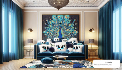 Unleashing Vibrancy: Pillows for Your Dark Blue Couch
