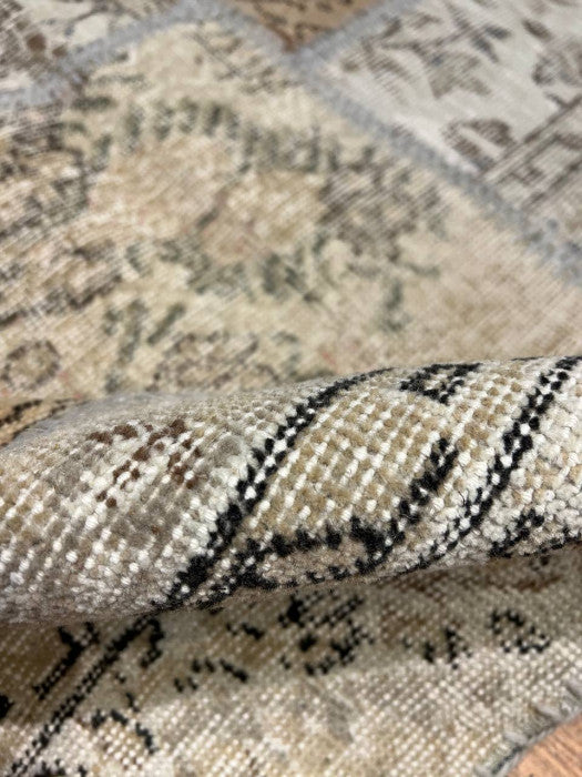 Alfombra turca de mosaico marfil Canvello - 6' X 9'