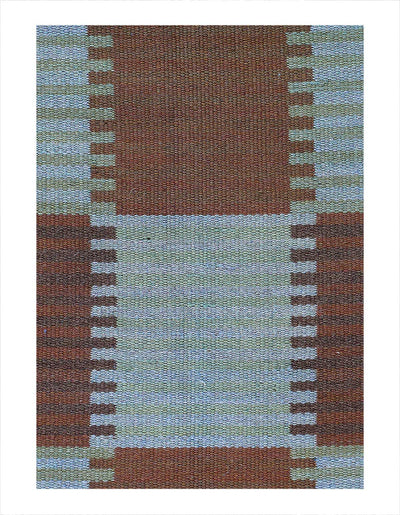 Scandinavian reversible Over Dyed rug 5'9'' X 8'9''