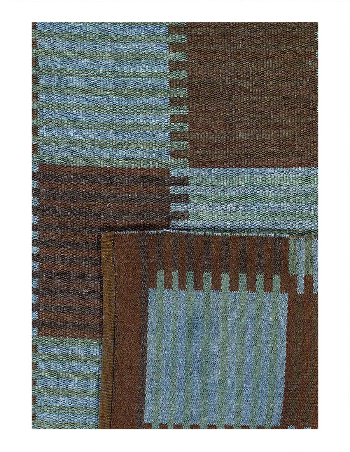 Scandinavian reversible Over Dyed rug 5'9'' X 8'9''