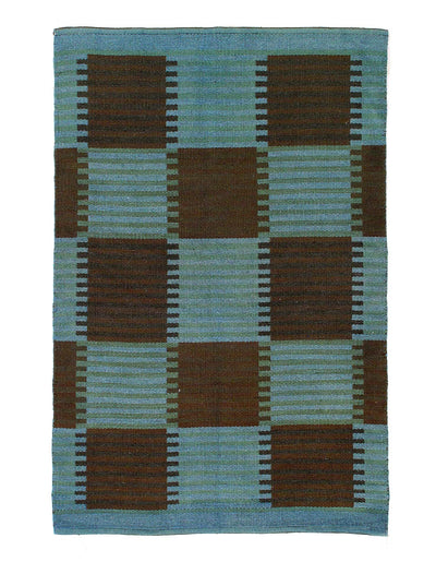 Scandinavian reversible Over Dyed rug 5'9'' X 8'9''
