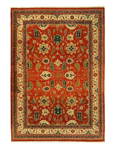 Rust Fine Hand Knotted Augra 13'8" x 19'9"