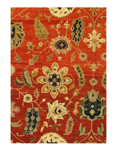 Rust Fine Hand Knotted Augra 13'8" x 19'9"