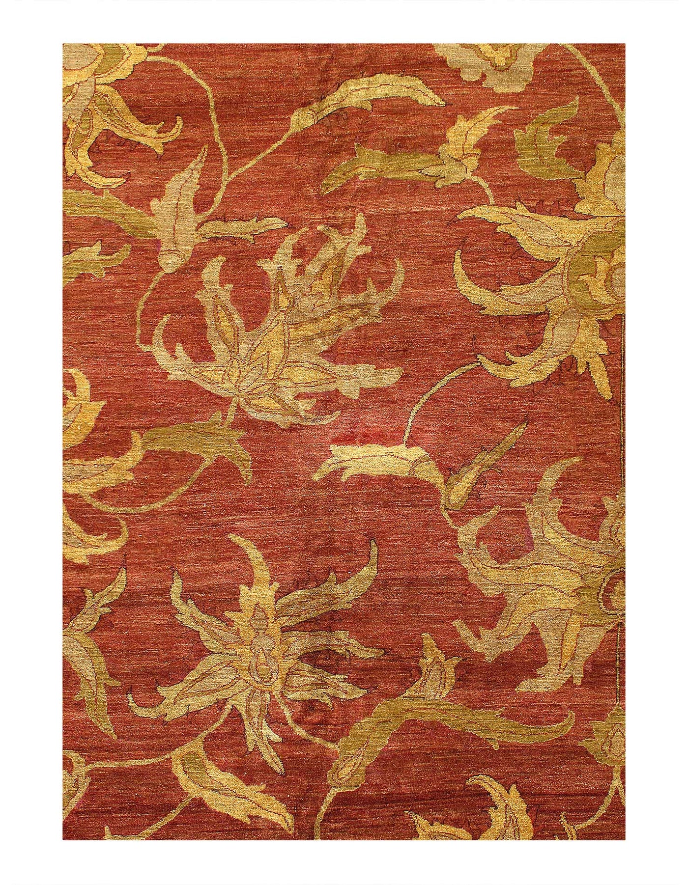 Brown Color Fine Hand knotted Farahan rug 14' X 19'6''