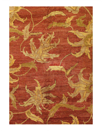 Brown Color Fine Hand knotted Farahan rug 14' X 19'6''