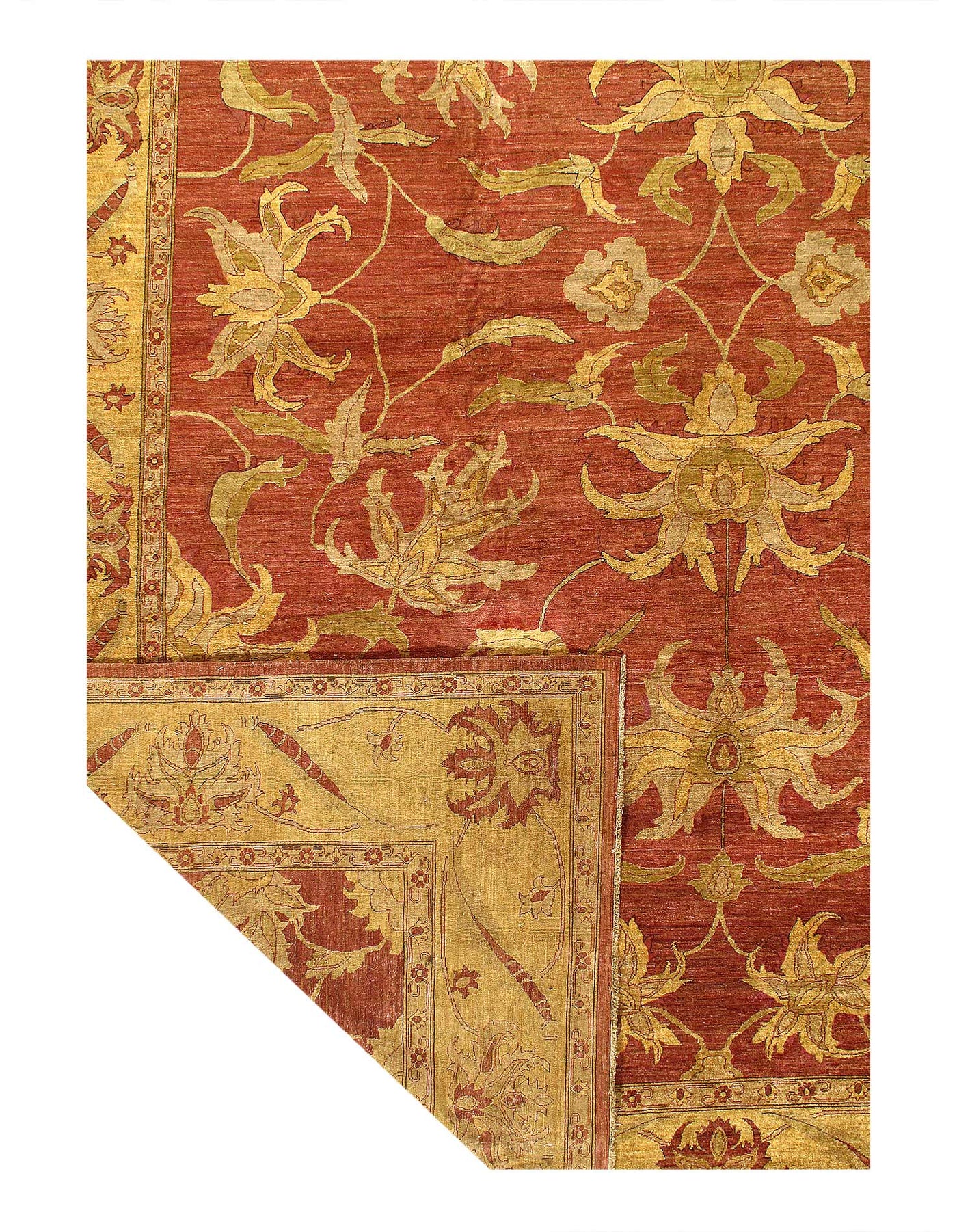 Brown Color Fine Hand knotted Farahan rug 14' X 19'6''