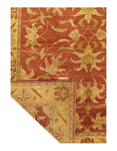 Brown Color Fine Hand knotted Farahan rug 14' X 19'6''