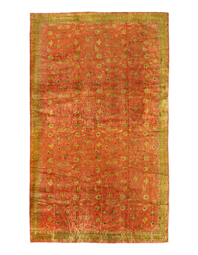 Fine Hand knotted Antique Agra rug 14'9"x25'7"