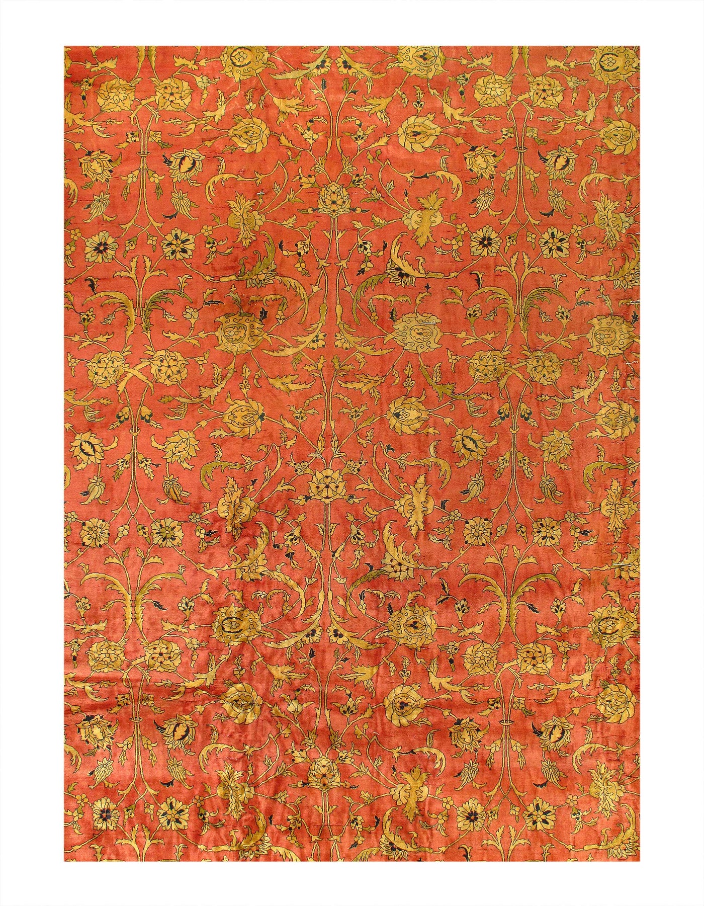 Fine Hand knotted Antique Agra rug 14'9"x25'7"