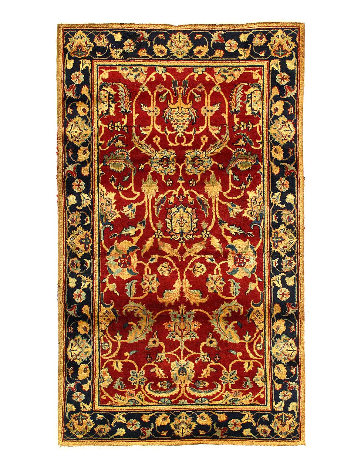 Rust Fine Hand Knotted Augra 7'4"x9'1"