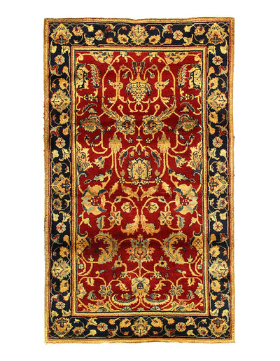 Rust Fine Hand Knotted Augra 7'4"x9'1"