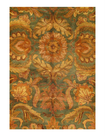 Fine Hand Knotted Indian Agra rug 10'2'' X 14'5''