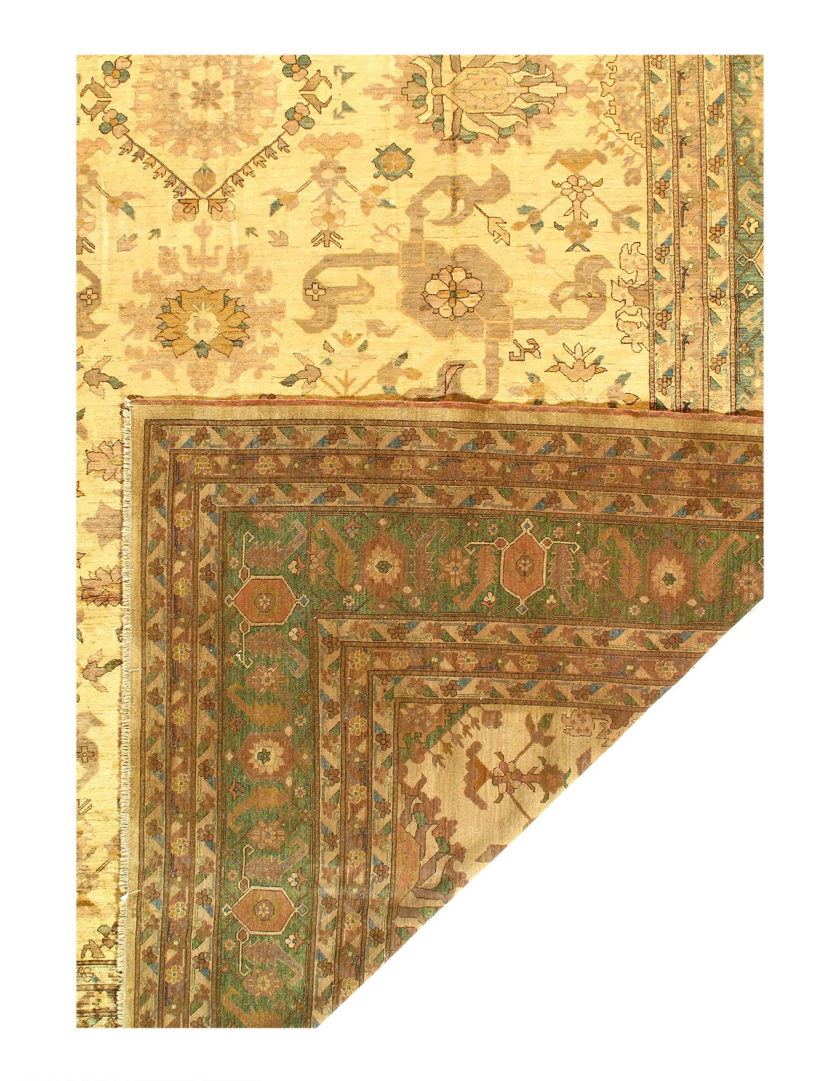Fine hand knotted Farahan rug 14' X 24'6''