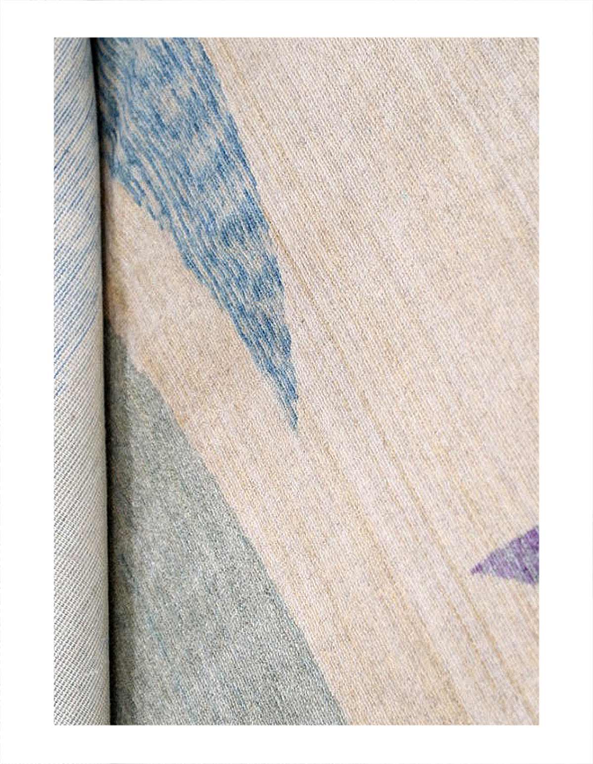 Fine Hand knotted Modern rug 7'9'' X 9'