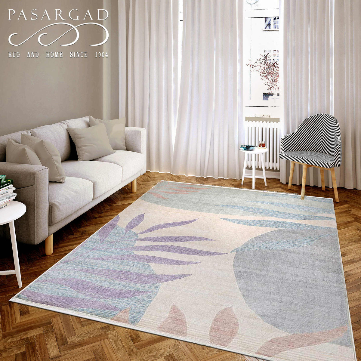 Fine Hand knotted Modern rug 7'9'' X 9'