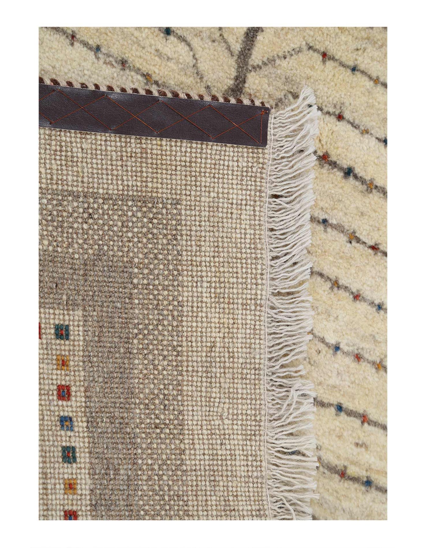 Hand knotted Grey rug 4'X 6'