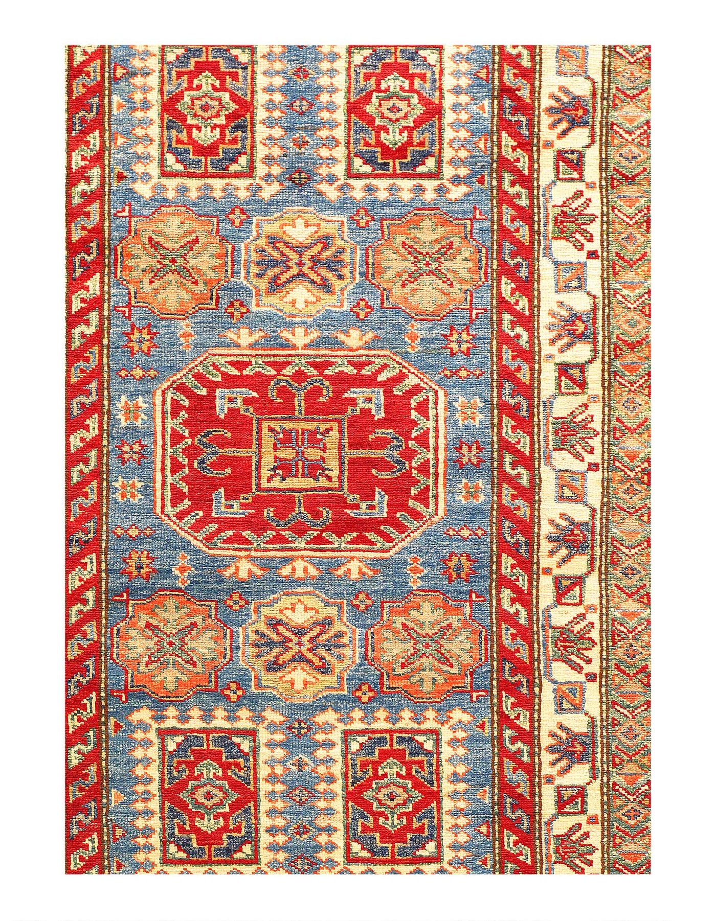 Luxury Handwoven Wool Runner - 2'8"x9'5" Vegetable-Dyed Artisan Hallway Masterpiece