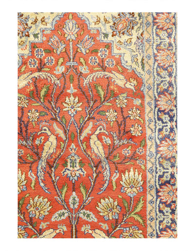 Handmade Vegetable-Dyed Wool Rug – Luxury Bohemian & Minimalist Décor - 2'1"x3'2"