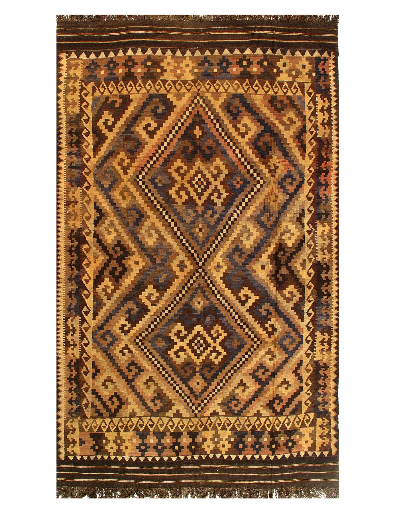 "Handmade Organic Wool Rug – Vegetable-Dyed Luxury – 8' x 12'6""