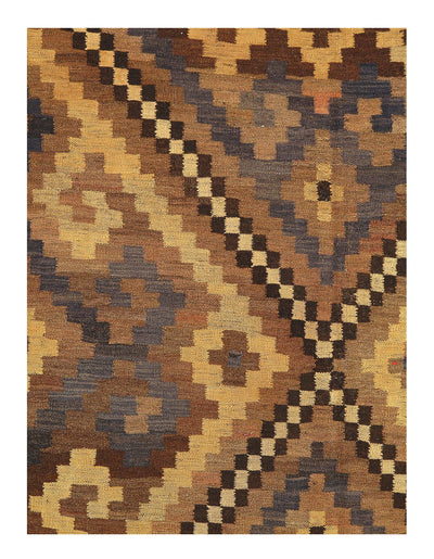 "Handmade Organic Wool Rug – Vegetable-Dyed Luxury – 8' x 12'6""