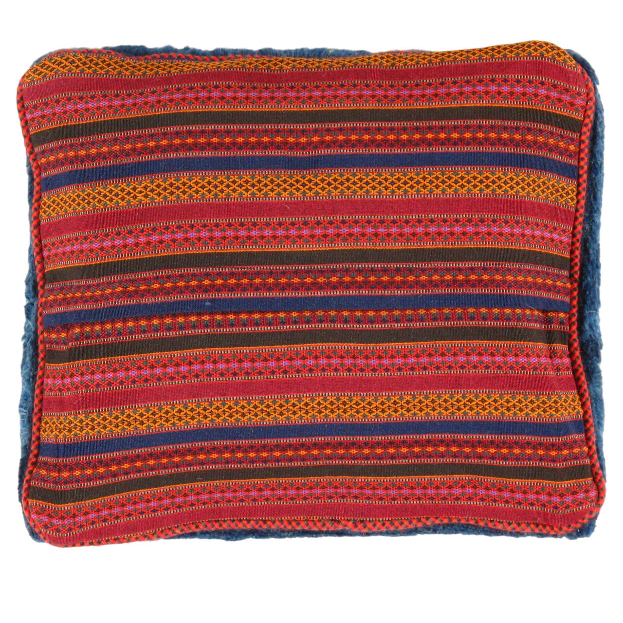 Fine Hand knotted Gabbeh pillow 16"X 16"