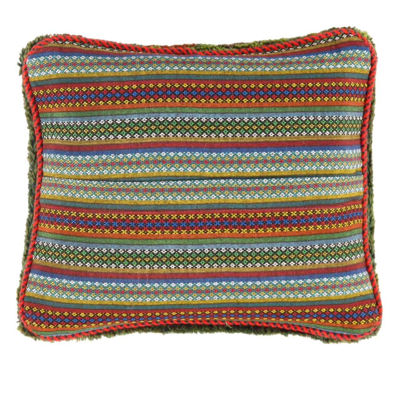 Fine Hand knotted Gabbeh pillow 16"X 16"