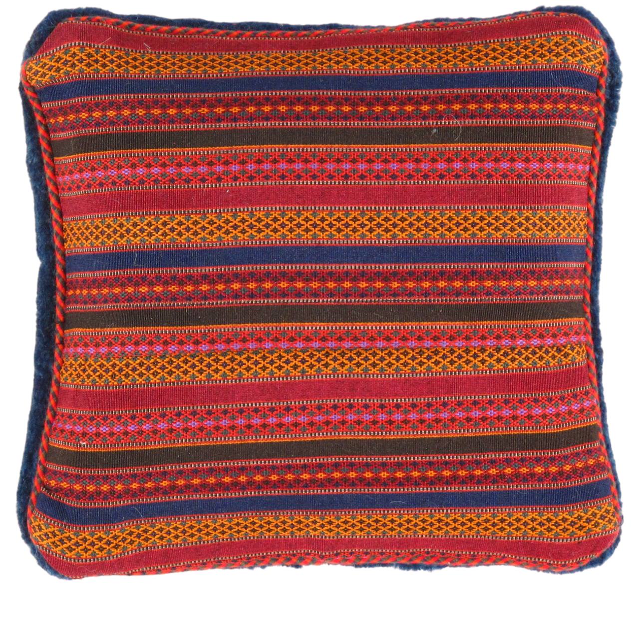 Fine Hand knotted Gabbeh pillow 15"X 15"