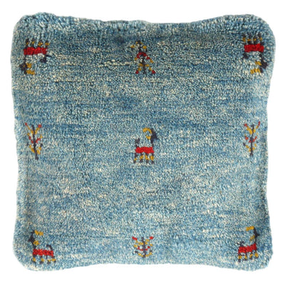Fine Hand knotted Gabbeh pillow 16"X 16"