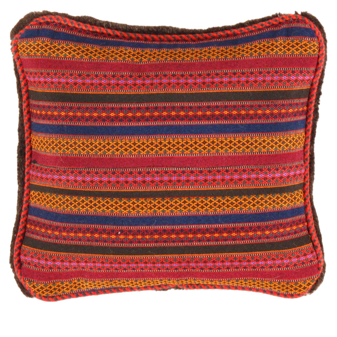 Fine Hand knotted Gabbeh pillow 15"X 15"