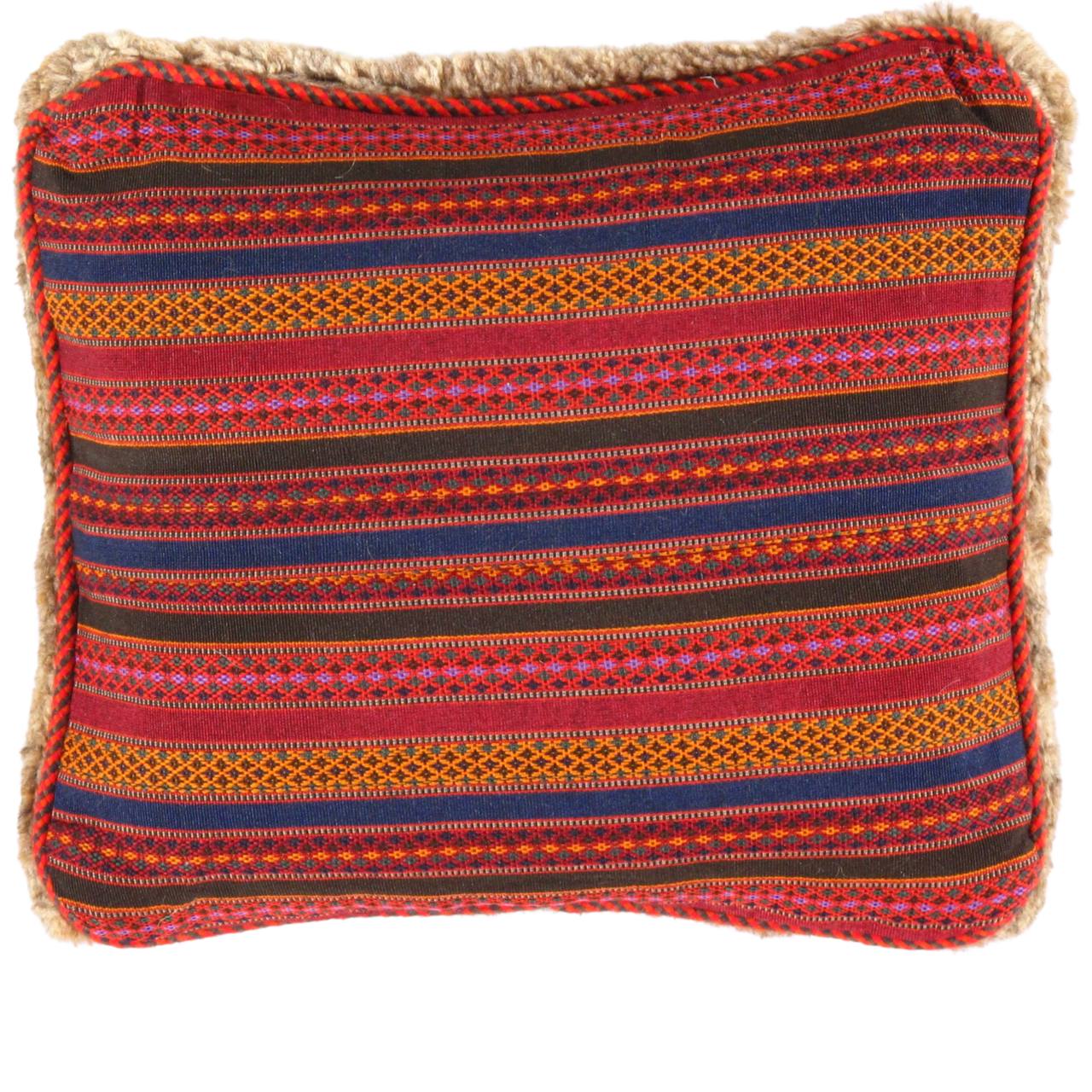 Fine Hand knotted Gabbeh pillow 15"X 16"