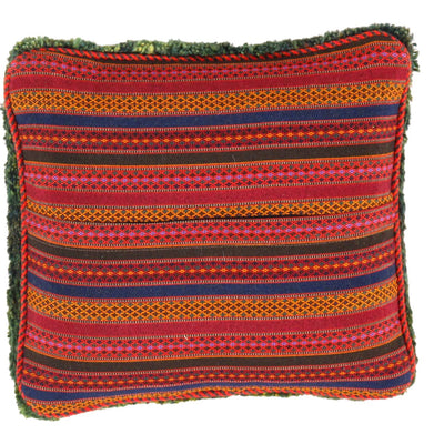 Fine Hand knotted Gabbeh pillow 15"X 15"