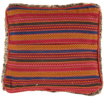 Fine Hand knotted Gabbeh pillow 15"X 16"